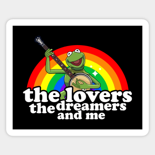 rainbow connection, the lovers the dreamers and me, muppets Sticker